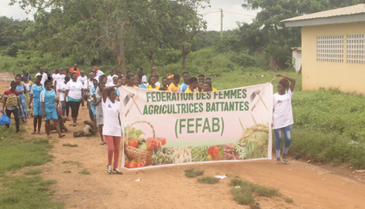 Marche pour la FEFAB de Tiassalé